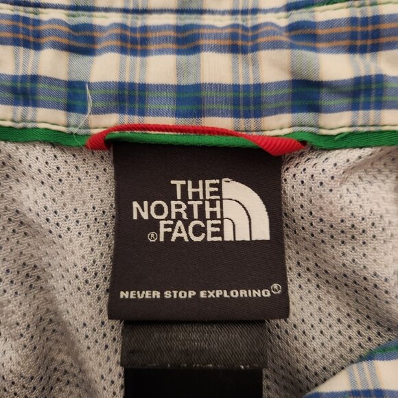 The North Face Plaid Shirt‎ Button Down Nylon Polyester Outdoor Mens Medium - Picture 8 of 13